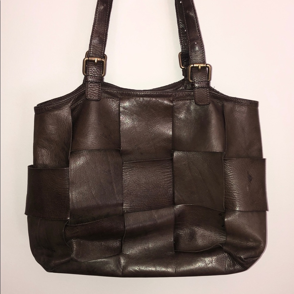Alchimia Woven Leather Bag